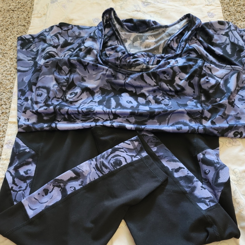 Livi athletic set, long tank with leggings